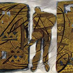 L'homme sans qualités, Alger 2005, T mixte sur papier, 25x35cm_Hakkar_Lazhar